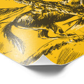 モンタナビッグスカイカントリーのヴィンテージ旅行ポスター フォトプリント            (角)