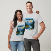 モンタナビッグスカイマウンテンズリバーティー Tシャツ (ユニセックス)