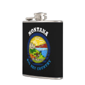 モンタナビッグスカイ州旗 フラスク (左)