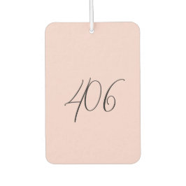 モンタナピンクとブラックエリアコードエアーフレッシュナー カーエアーフレッシュナー