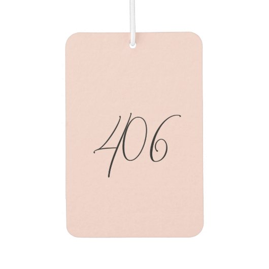 モンタナピンクとブラックエリアコードエアーフレッシュナー カーエアーフレッシュナー (正面)