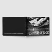 モンタナフィッシャーマンパーソナライズされた – マウンテンキャビン ゲストブック (全面)