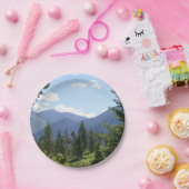 モンタナフォレストアンドマウンテンズシーニックビュー ペーパープレート (パーティー)