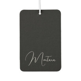 モンタナブラックウィズホワイトレタリング カーエアーフレッシュナー