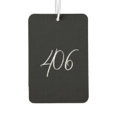 モンタナブラック（ホワイトエリアコード付き） カーエアーフレッシュナー (裏面)