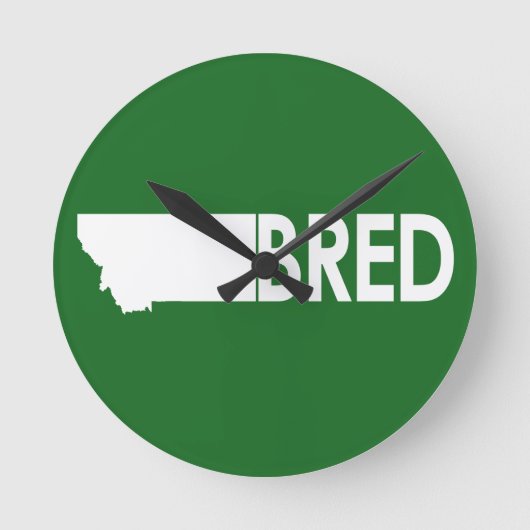 モンタナブレッド ラウンド壁時計 (正面)