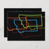 モンタナプライドぼやけ 招待状 (正面/裏面)