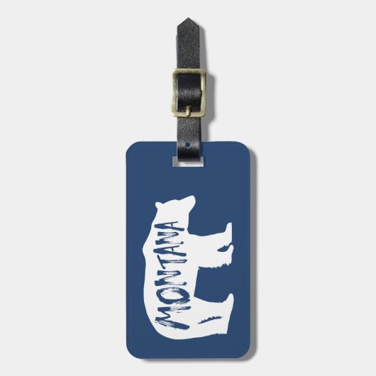 モンタナベア ラゲッジタグ (正面縦)
