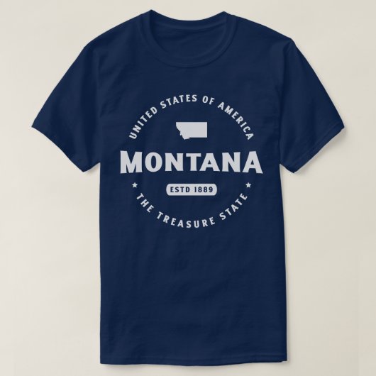 モンタナホライゾンノマド Tシャツ (デザイン正面)