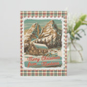 モンタナホリデーカードからのクリスマスグリーティング シーズンカード (スタンド正面)