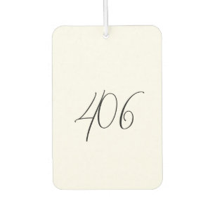 モンタナホワイトとブラックエリアコードエアーフレッシュナー カーエアーフレッシュナー