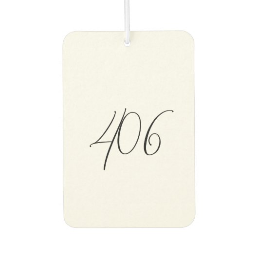 モンタナホワイトとブラックエリアコードエアーフレッシュナー カーエアーフレッシュナー (正面)