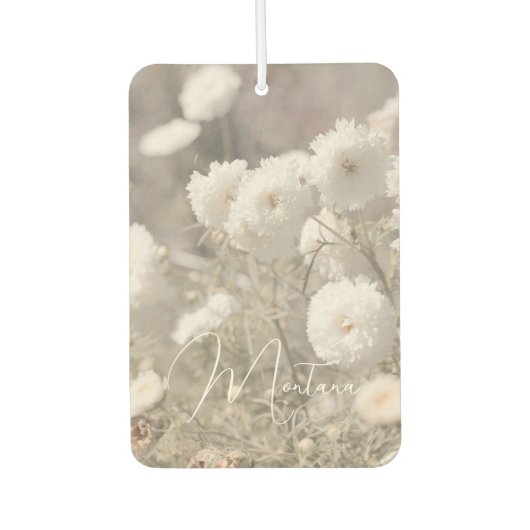 モンタナホワイトワイルドフラワー カーエアーフレッシュナー (正面)