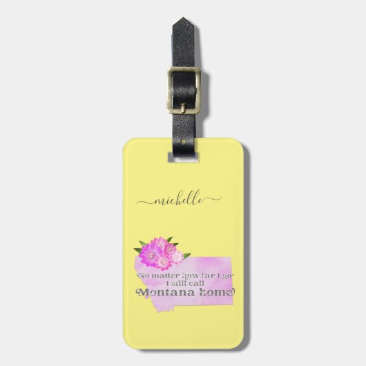 モンタナホームカスタム文字&カラー ラゲッジタグ (正面縦)