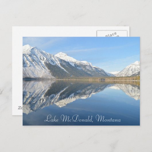 モンタナポストカードキープサケ湖マクドナルド ポストカード (正面/裏面)