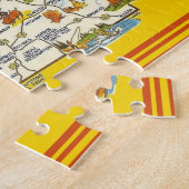 モンタナポストカードマップジグソーパズル ジグソーパズル (側面)