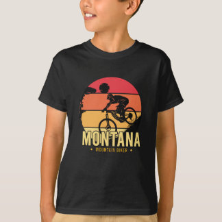 モンタナマウンテンバイクもしくは自転車に乗る人 Tシャツ