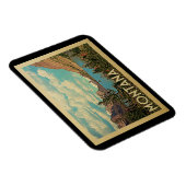 モンタナマグネットグレイシャーパークヴィンテージ マグネット (右側)