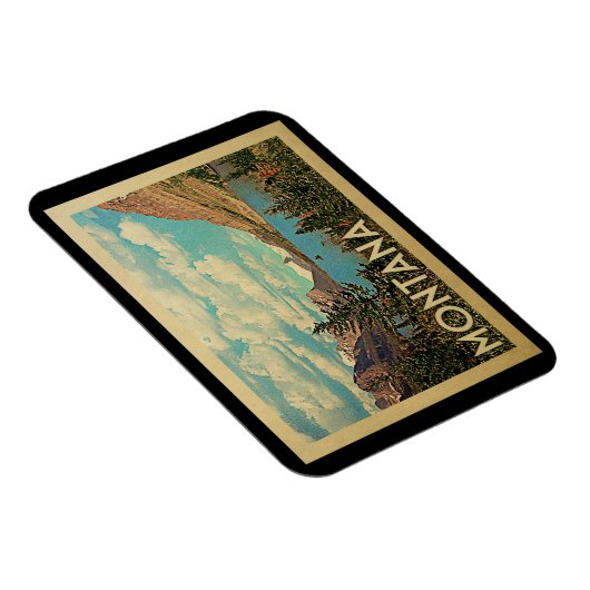 モンタナマグネットグレイシャーパークヴィンテージ マグネット (右側)