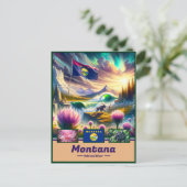 モンタナミスティーク風光明媚な宝物 ポストカード (スタンド正面)