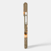 モンタナモノグラムの焼けオレンジ色の野草 Case-Mate iPhoneケース (裏面 / 左)