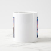 モンタナモマベアアンドキュブヴィンテージトラベル ジャンボコーヒーマグカップ (正面)