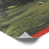 モンタナモンタナのミッションマウンテンズビュー ポスター (角)