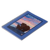 モンタナモンマベアアンドクブヴィンテージトラベル ノートブック (左側)