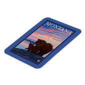 モンタナモンマベアアンドクブヴィンテージトラベル マグネット (左側)