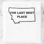 モンタナラストプレ最高のスステッカー 長方形シール (バッグ)