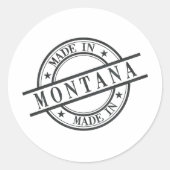 モンタナラバースタンプ製モンタナン ラウンドシール (正面)