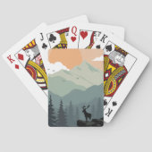 モンタナランドスケープアートヴィンテージ写真オールドエステティック トランプ (裏面)