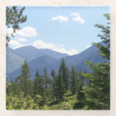 モンタナランドスケープシーニックビュー ガラスコースター (正面)