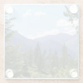 モンタナランドスケープシーニックビュー ガラスコースター (裏面)