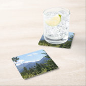 モンタナランドスケープシーニックビュー スクエアペーパーコースター (インサイチュ)