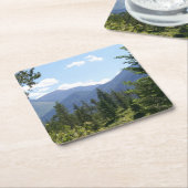 モンタナランドスケープシーニックビュー スクエアペーパーコースター (アングル)