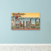 モンタナラージレターシーンモンタナ キャンバスプリント (インサイチュ (ウッドフロア))