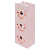 モンタナワイルドフラワーピンク ワインギフトバッグ (裏面アングル)