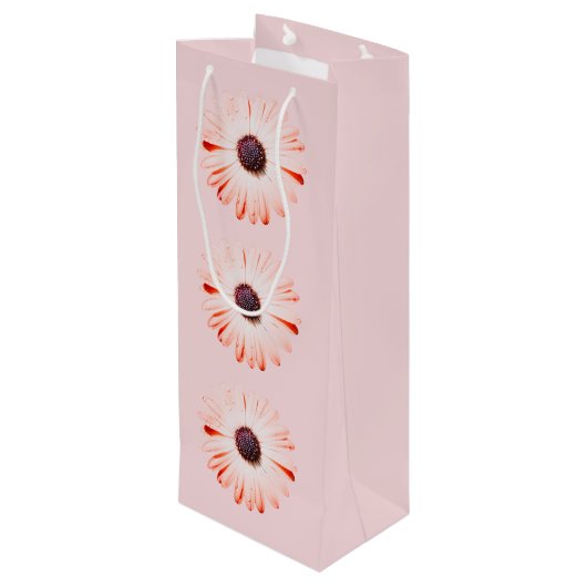 モンタナワイルドフラワーピンク ワインギフトバッグ (裏面アングル)