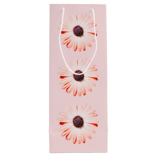 モンタナワイルドフラワーピンク ワインギフトバッグ (裏面)