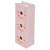 モンタナワイルドフラワーピンク ワインギフトバッグ (正面アングル)