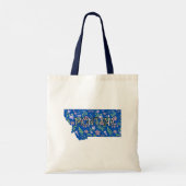 モンタナワイルドフラワー トートバッグ (裏面)