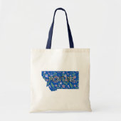 モンタナワイルドフラワー トートバッグ (正面)