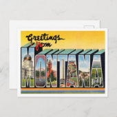 モンタナヴィンテージトラベルからの挨拶 ポストカード (正面/裏面)