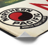 モンタナヴィンテージトラベルポスターアドレトロプリント ポスター (角)