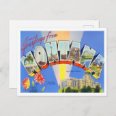 モンタナヴィンテージ大文字葉書 ポストカード (正面/裏面)