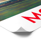 モンタナヴィンテージ旅行ポスター ポスター (角)