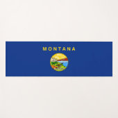 モンタナ国旗(米国州) ヨガマット (正面(横))