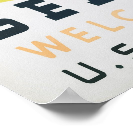 モンタナ国立公園ポスターへようこそ ポスター (角)