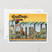 モンタナ州からこんにちは ポストカード (正面/裏面)